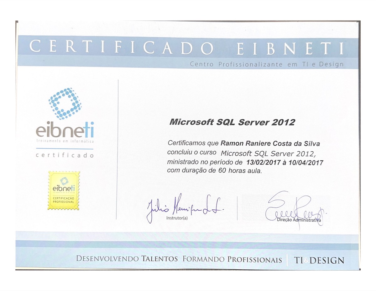 sql server certificate